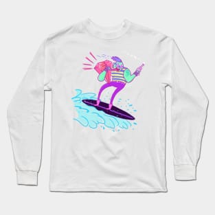 Surf The Crime Wave (Solo Version) Long Sleeve T-Shirt